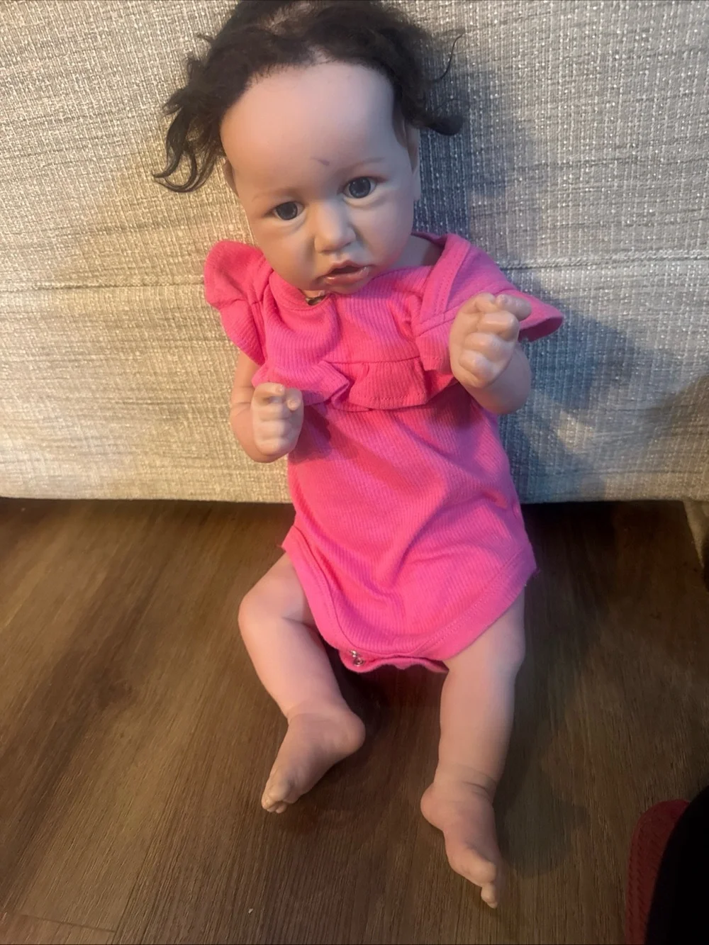 Realistic Reborn Baby Girl Dolls Vinyl  Newborn Doll 20” Long-Diaper Included